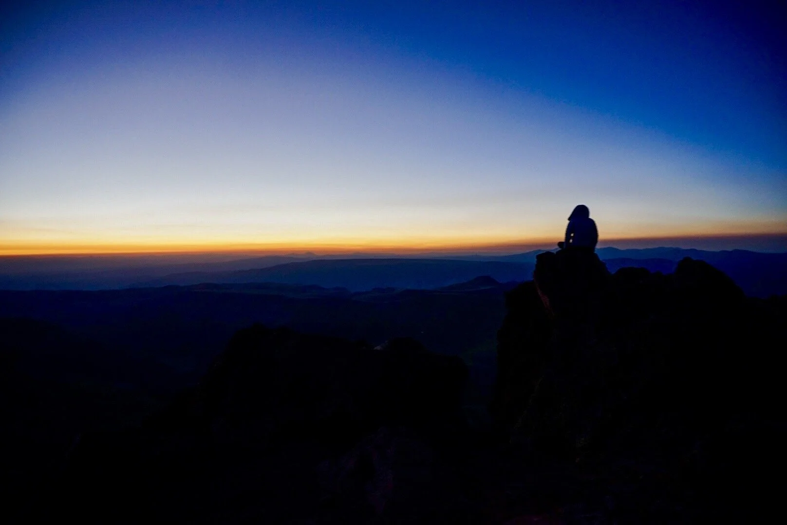 On top of Uncompahgre Peak for Sunrise