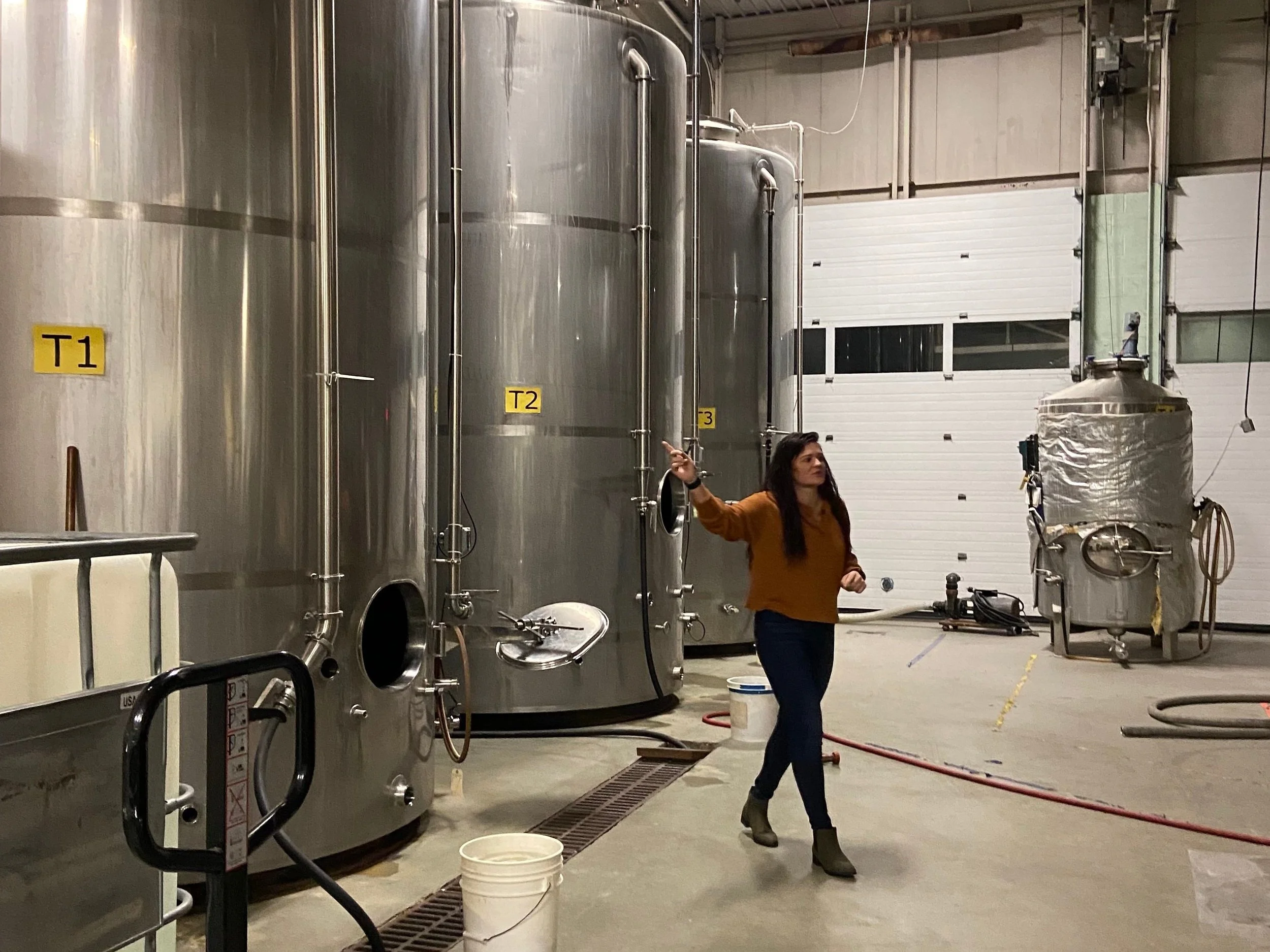 Dr. Nicole Shriner teaching distilling and brewing