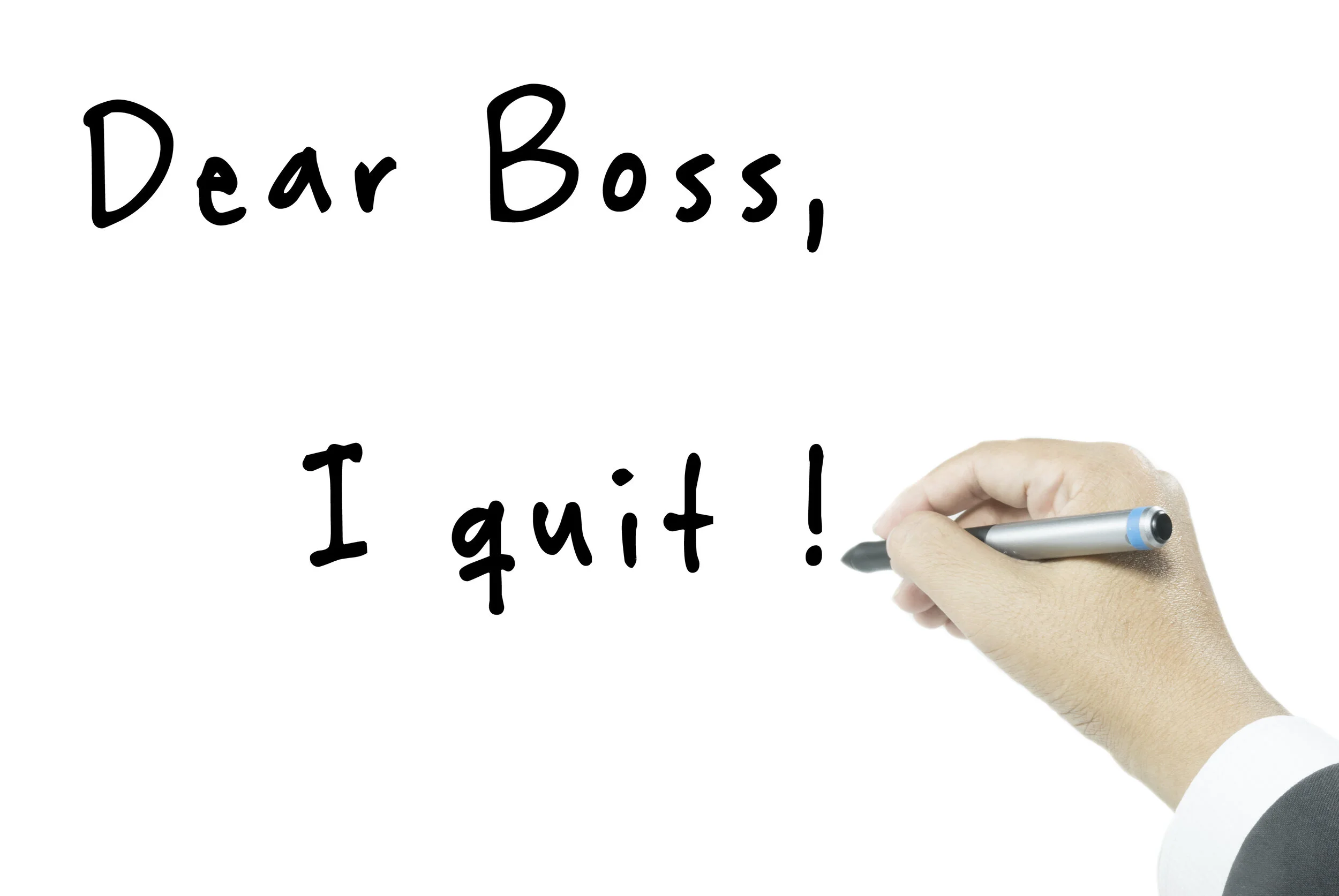 Dear Boss, I Quit! - Making changes for new generations