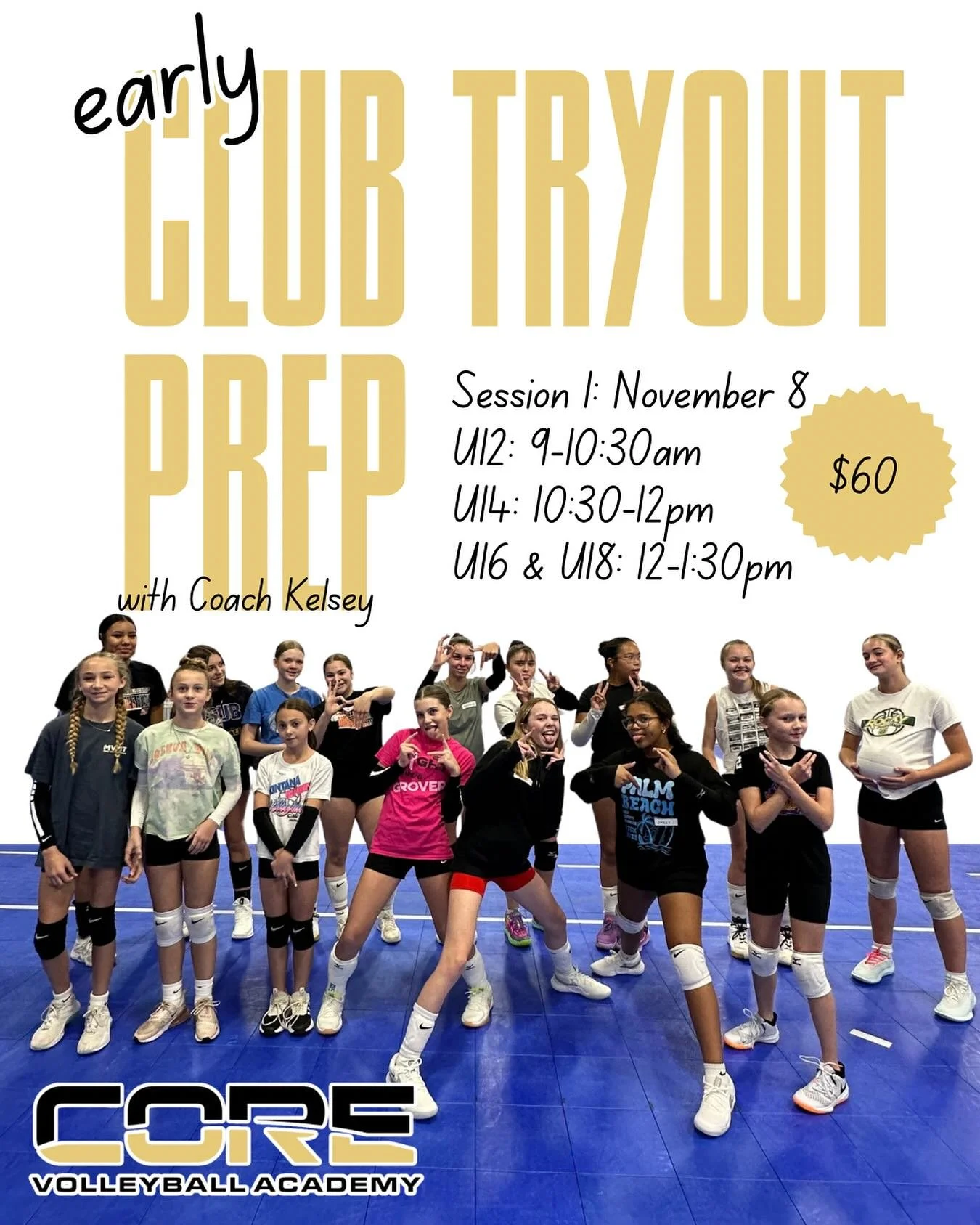 Club starts so soon, with several having tryouts this November! Join us for Session 1 of Tryout Prep November 8! Be on the lookout for Session 2 with Daphne on November 22! Link in bio to register.