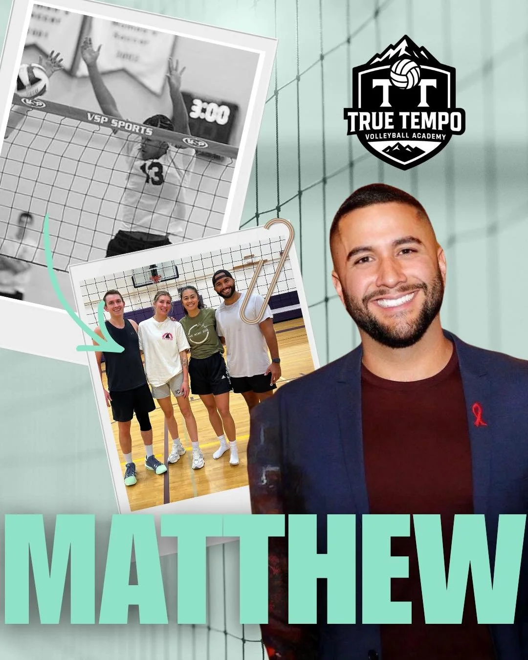 MEET COACH MATTHEW 🏐

We are SO excited to officially welcome Matthew to True Tempo.

Matthew brings 15+ years of elite coaching experience, including USAV National Championship teams, multiple Open Top-10 finishes, and championship-level high schoo