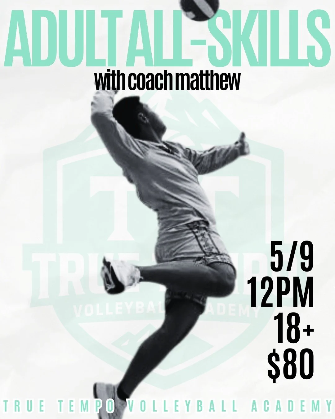 Adult All-Skills with Coach Matthew is the session for players who want real development, not just open play. 🏐

Every skill. Every position. Intentional reps in a coached environment built for adults who are serious about getting better.

📌 Ages 1
