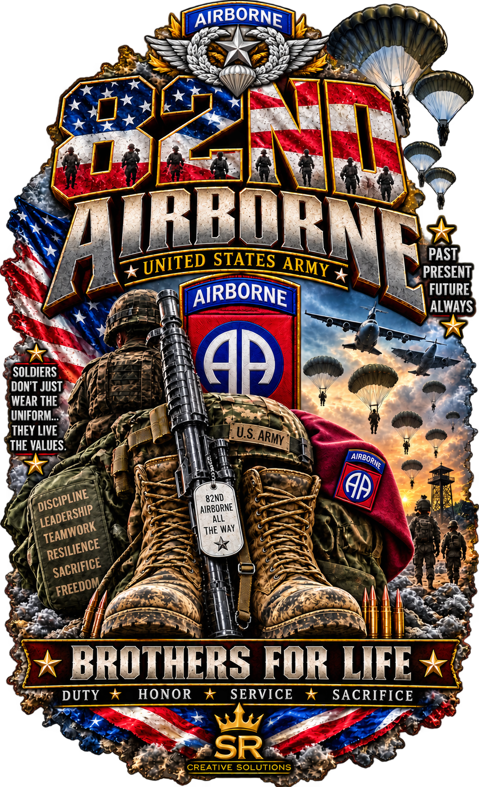 82nd Airborne Tribute T-Shirt