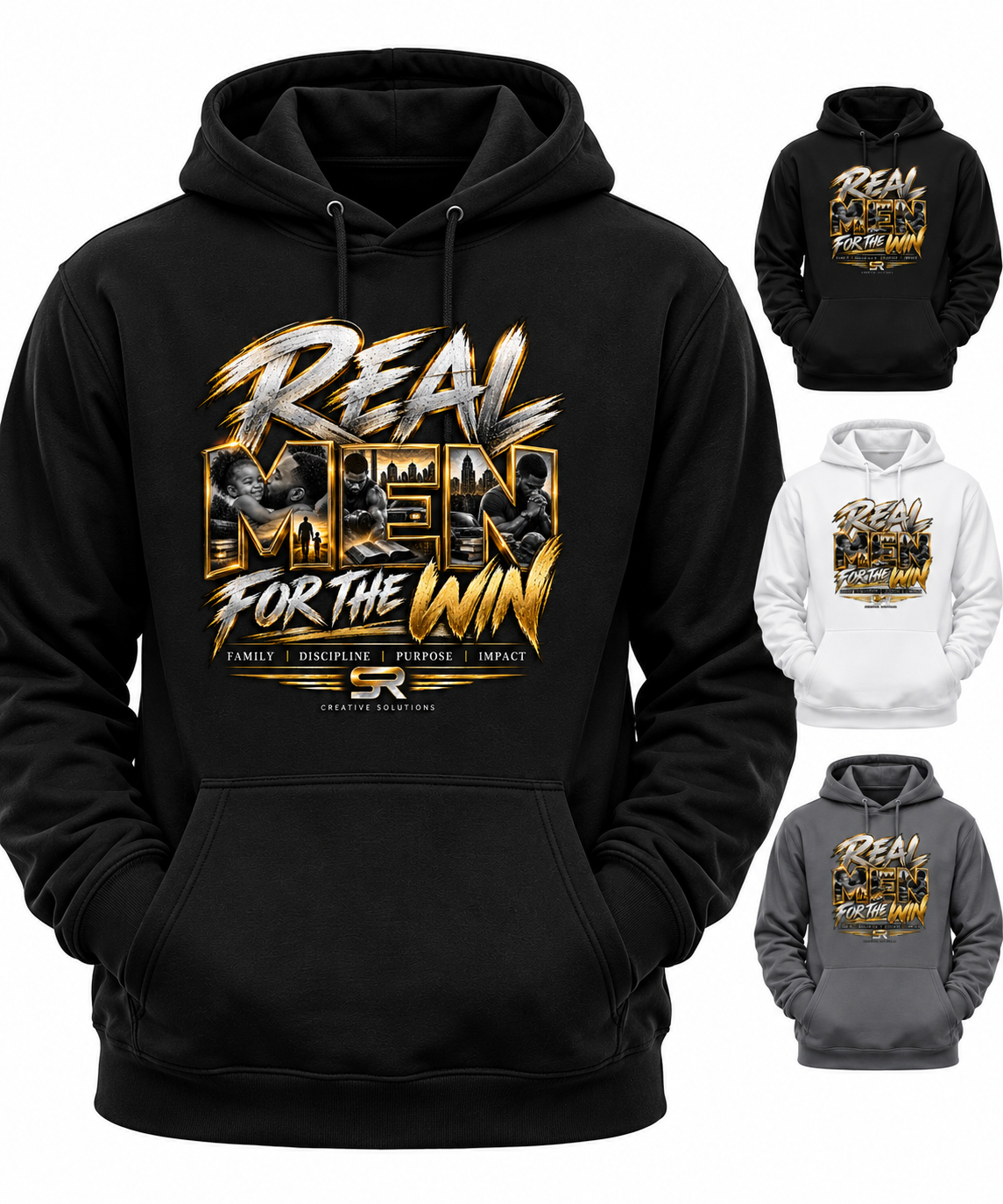 Real Men for the Win Hoodie