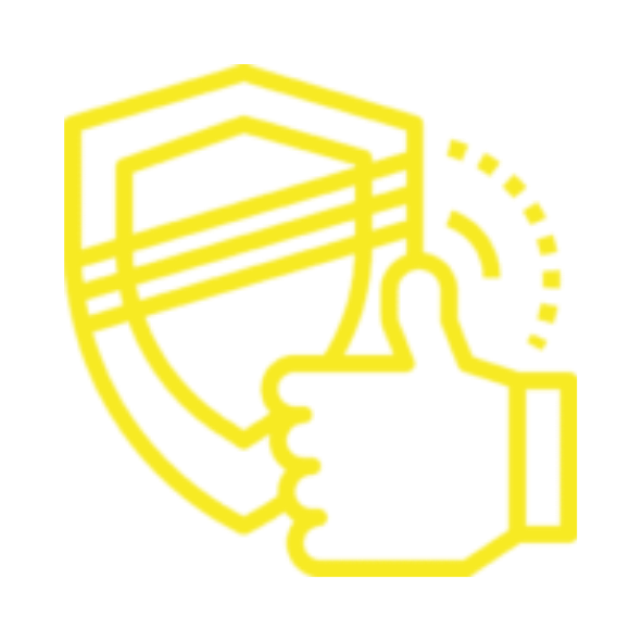 Schéma de sécurité illustrant une serrure avec flèches indiquant la direction du verrouillage et du déverrouillage.