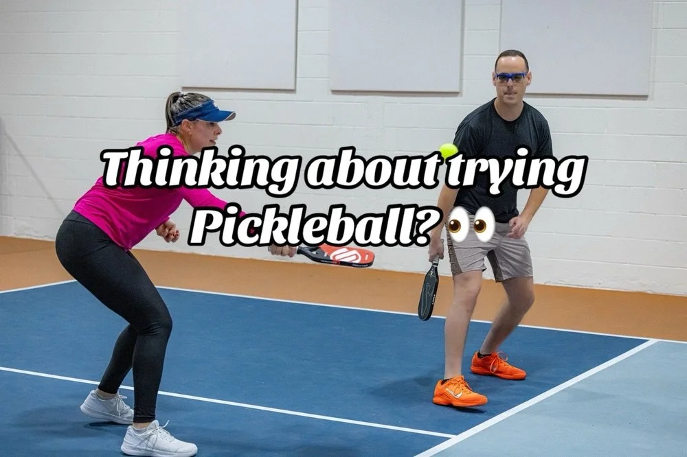 Pickleball isn&rsquo;t just a trend. 

It&rsquo;s fast-paced rallies. ⚡️
It&rsquo;s competitive energy. 🗣️
It&rsquo;s nonstop touches and split-second reactions.🏓

Small court = more action.
Doubles format = instant teammates.
Low impact on the bod