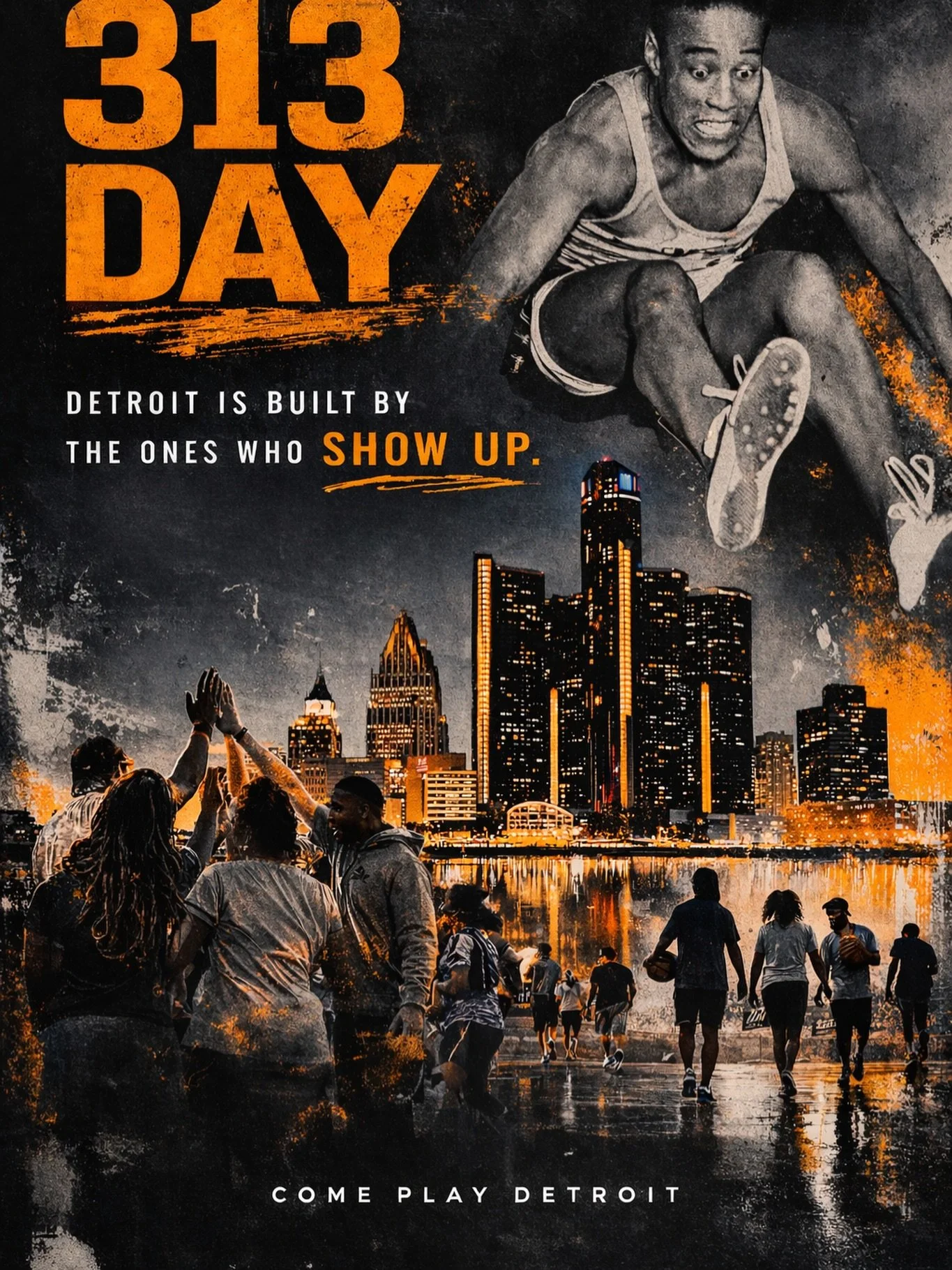 313 Day is about the people who carry this city forward.

People like Lorenzo Christopher Wright&hellip;

A kid from Detroit, born and raised. He started out running on local high-school tracks, went on to become an All-American at Wayne State Univer