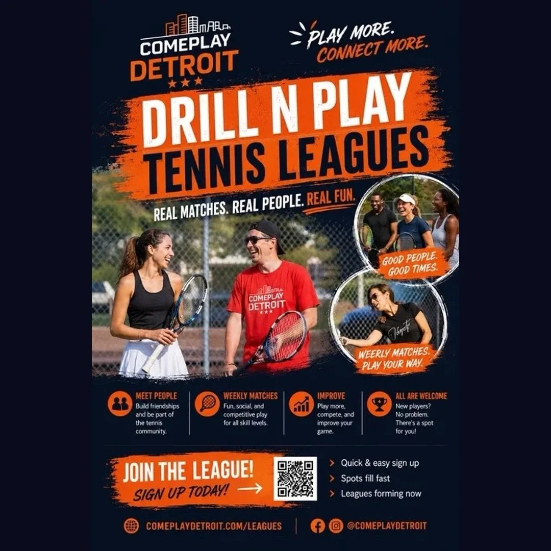 The Drill N&rsquo; Play Tennis leagues are back, and let&rsquo;s get one thing CLEAR. 🗣️

Drill N Play Tennis leagues are built for every level whether you&rsquo;re learning tennis for the first time or trying to sharpen a certain skill. So, whereve