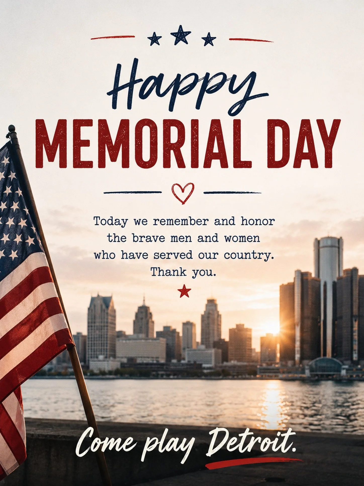 Today we remember the people behind the freedom we get to live in every day.

To anyone in our community who&rsquo;s directly impacted
we thank you, and we appreciate you. &hearts;️

Remember the reason behind the holiday, and enjoy the day. Make sur