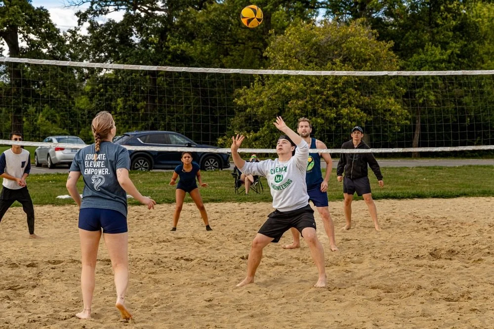 Sand flying. The sound of the Softball being hit, echoing everywhere. Pickleball games going until the lights come on and the sun starts setting. 

That&rsquo;s what summers with Come Play Detroit looks like.

Not everybody shows up trying to be the 