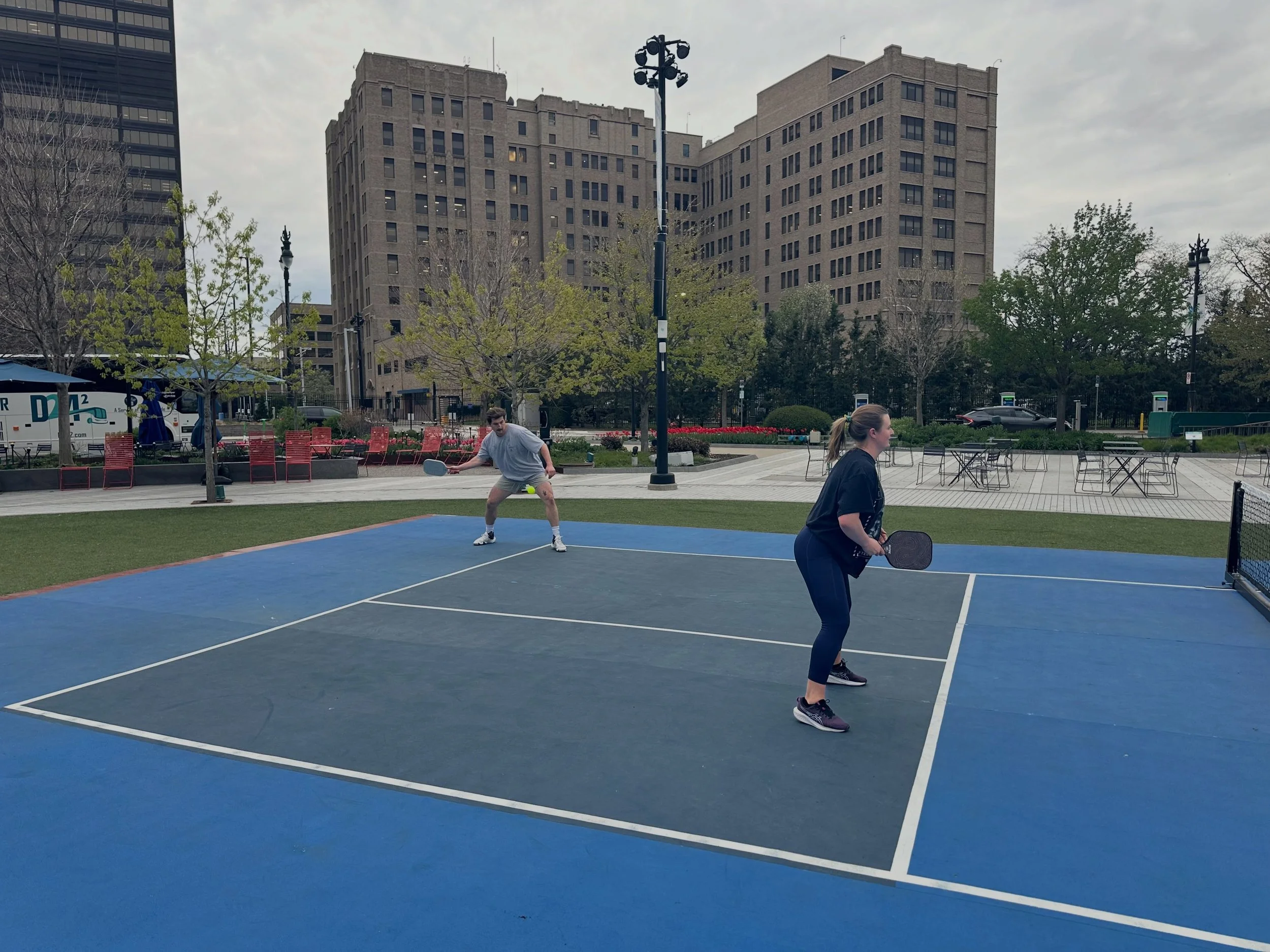 Pickleball with a parter seems easier, until you two are out of sync&hellip;

One of the biggest keys in doubles is staying connected. The moment you and your partner get too far apart, the court opens up.

Move together.
Communicate.
Trust each othe