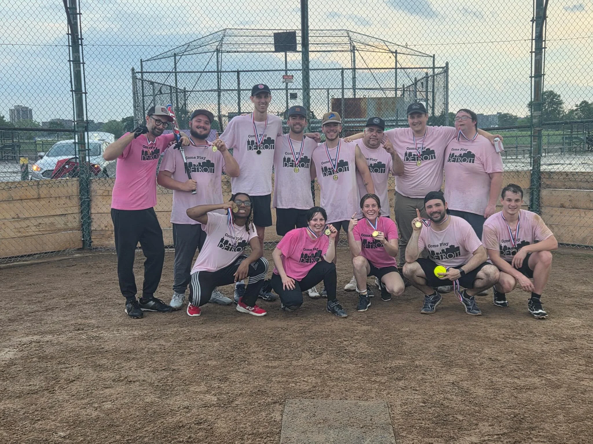 Our first ever Tuesday Draft Softball league champions! 

Congratulations &ldquo;Doubles and Dingers&rdquo;