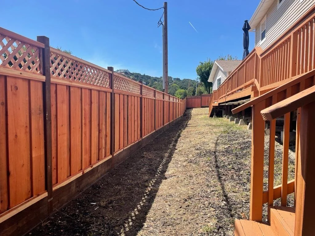 board on board fence style