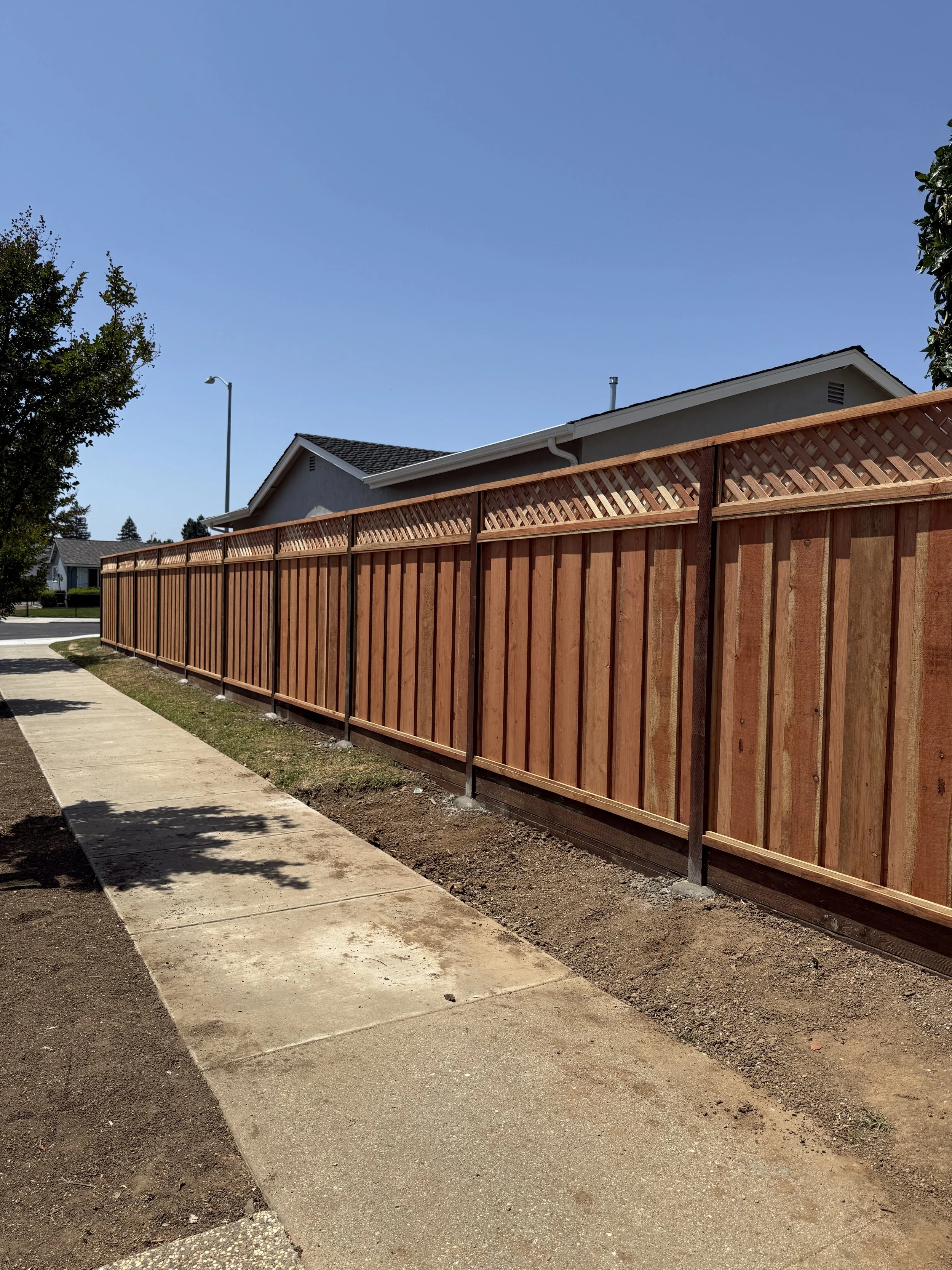 Privacy lattice for fence