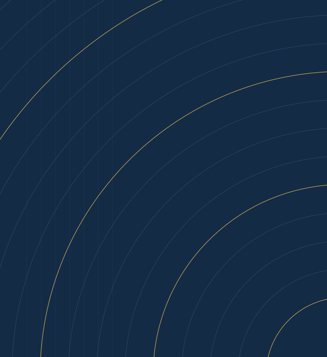 Navy and gold arc design, Levihim Tax & Accounting