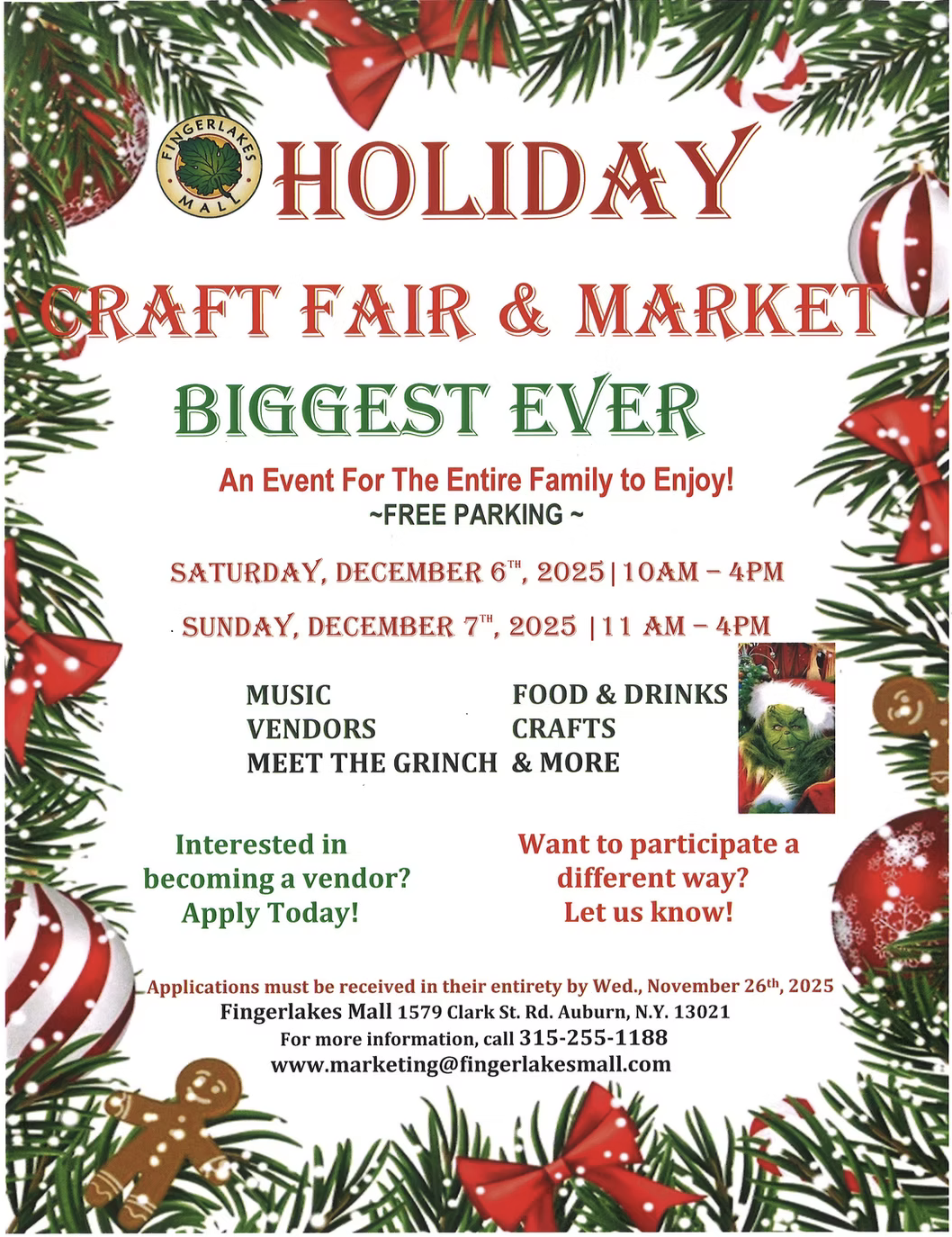 Holiday Craft Fair &amp; Market