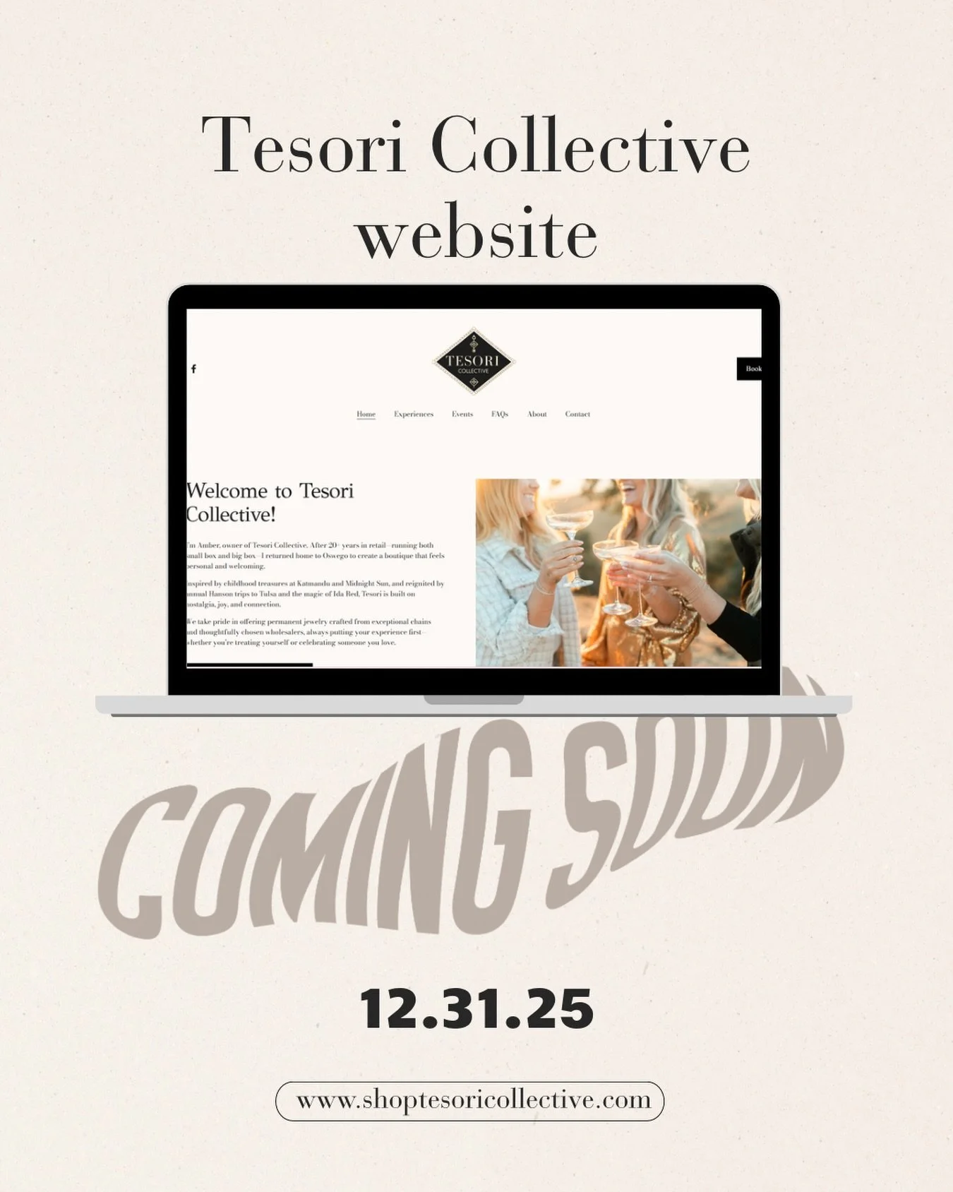 ✨💛 TOMORROW IS THE DAY! 💛✨
I&rsquo;m so excited to share that my brand‑new website goes LIVE tomorrow! It&rsquo;s been created with so much love, intention, and care to make your Tesori Collective experience feel even more special.

From booking to
