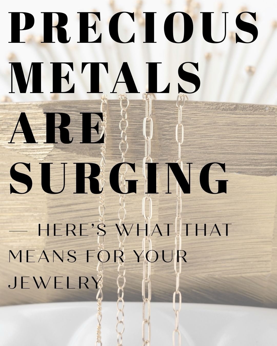 Precious metals have been on the rise, and many of you have noticed the shift. I put this together to give you a gentle, transparent look at what&rsquo;s happening with silver and gold &mdash; and how it shapes the jewelry you bring into your life.

