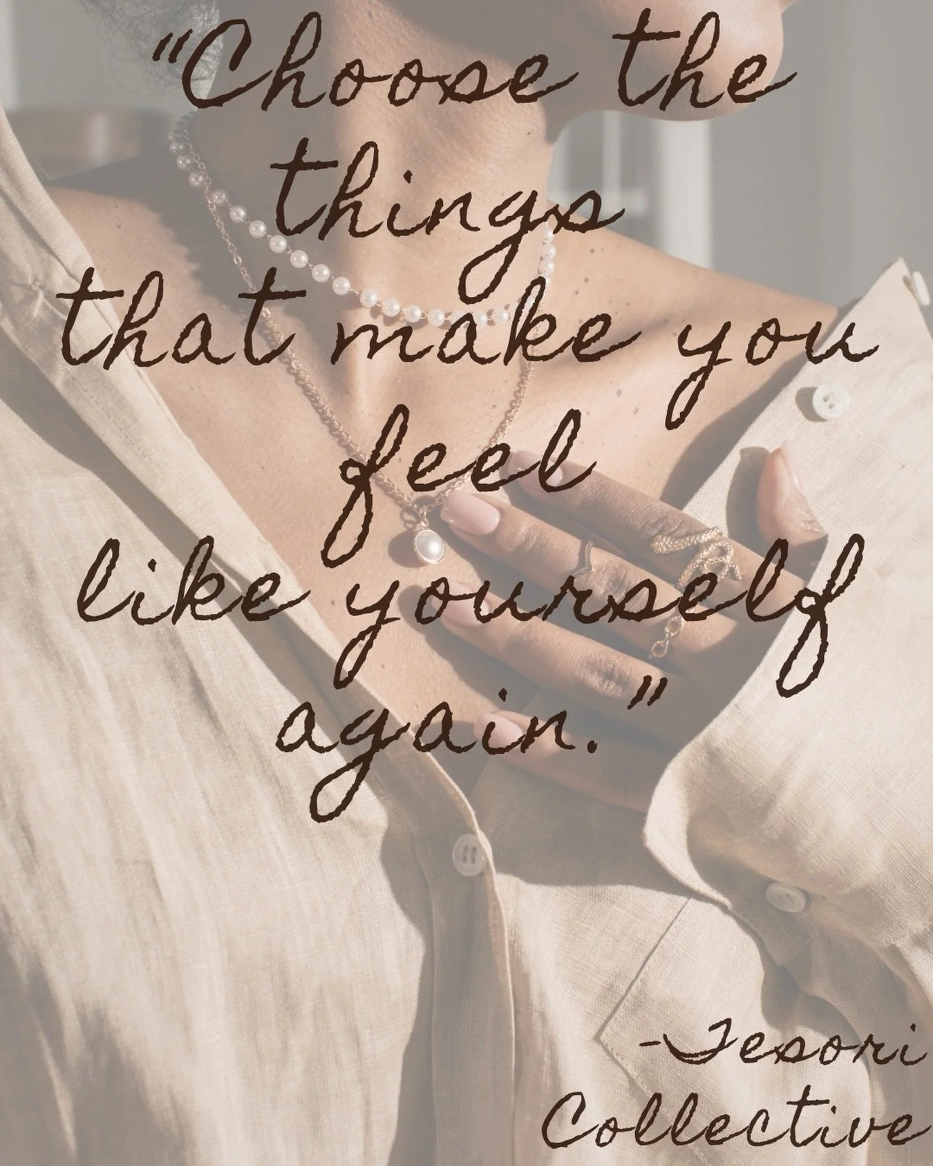 I&rsquo;ve been learning to choose the things that bring me back to myself &mdash; in the small, everyday ways that matter.
If you&rsquo;re choosing growth too, I&rsquo;m right there with you.
#StyledByTesori