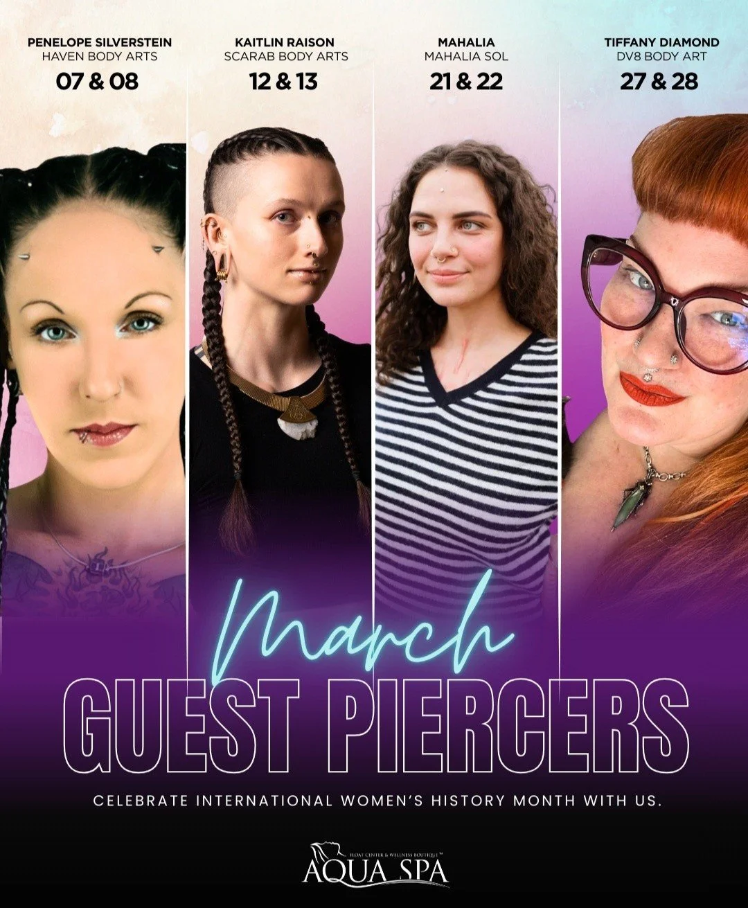 Aqua Spa Luxe Piercing Event (Copy)