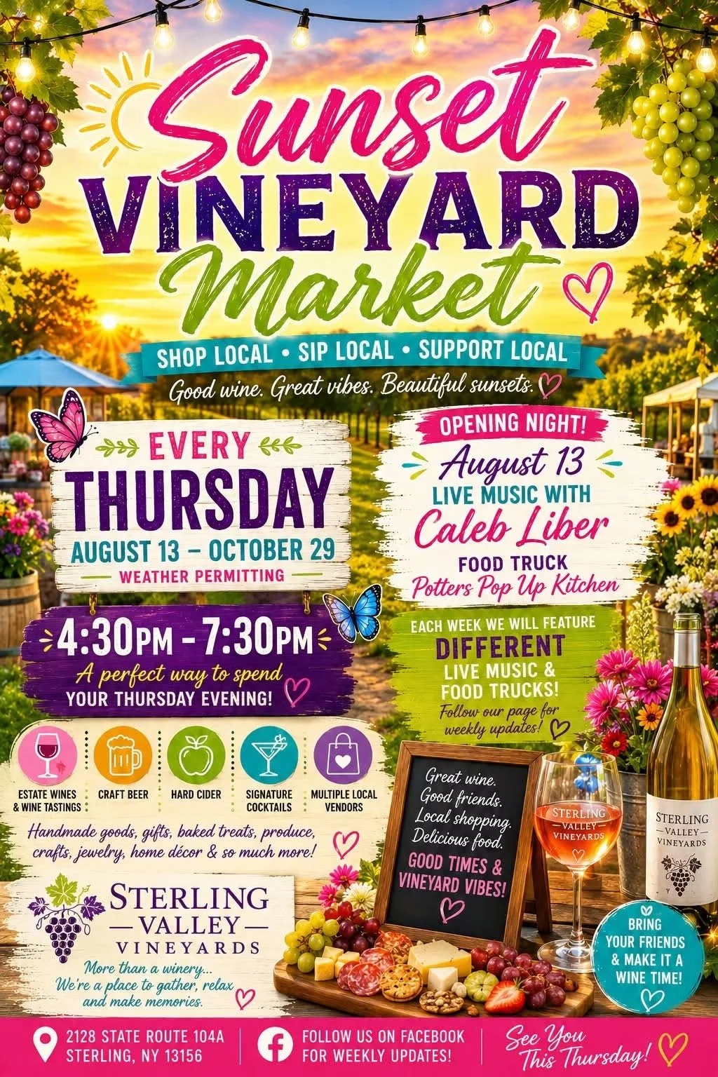 Sunset Vineyard Market