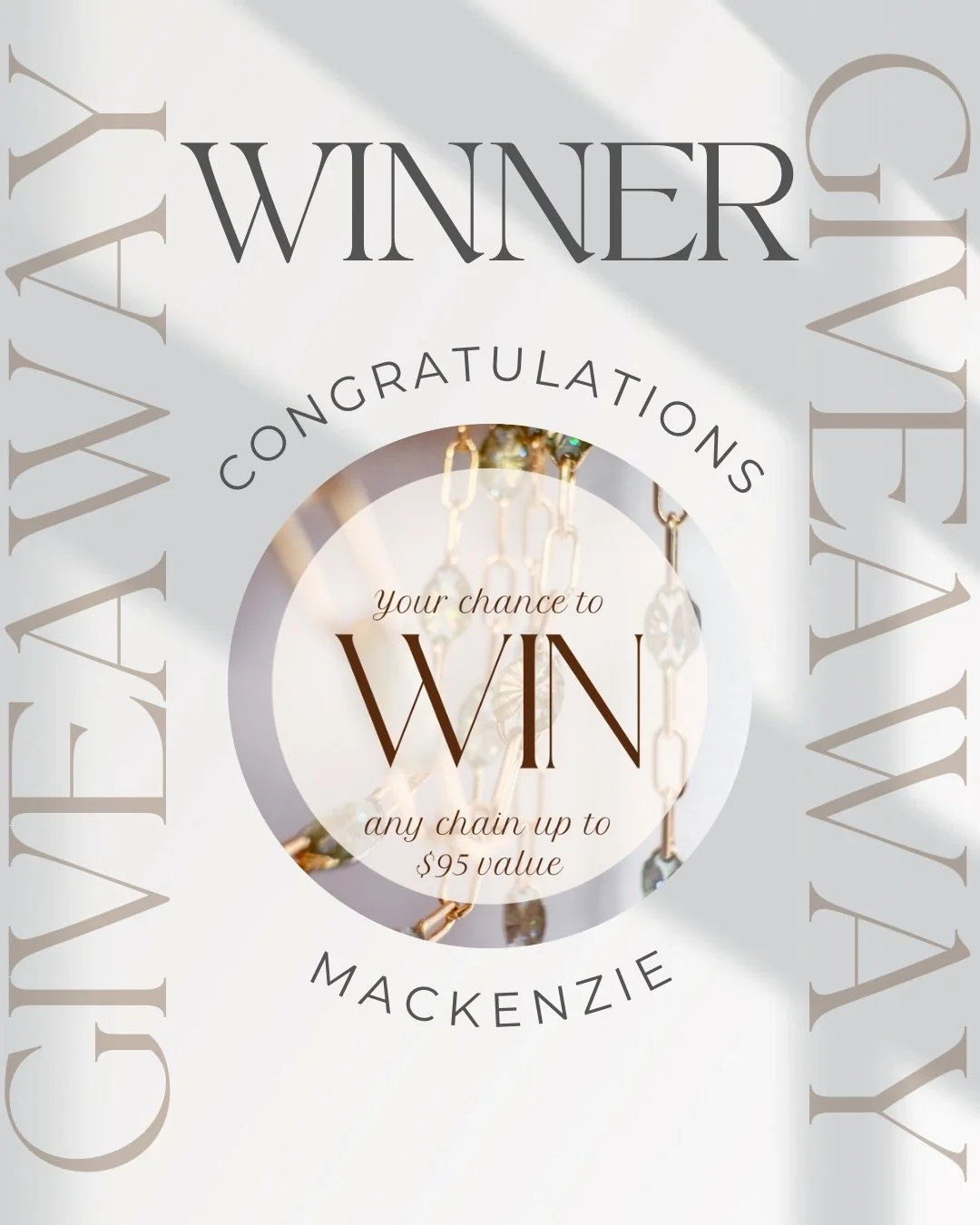 Congrats to our August giveaway winner &mdash; MACKENZIE ✨
A little Tesori magic headed your way, girl. Thank you to everyone who joined in this month &mdash; September&rsquo;s surprise is coming in hot.

#tesoricollective #oswegony #jewelrygiveaway 