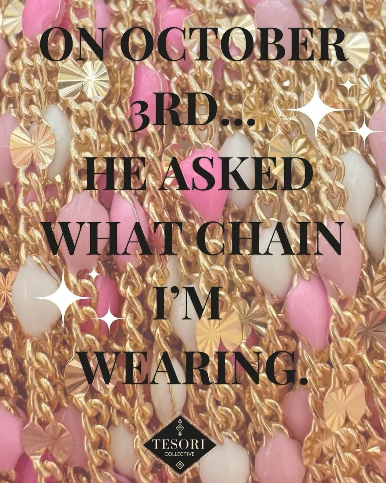 On October 3rd, we wear pink&hellip; and make private parties happen. Because fetch deserves a moment.  #tesoricollective #meangirlsday #permanentjewelry #oswegoevents #nowbooking