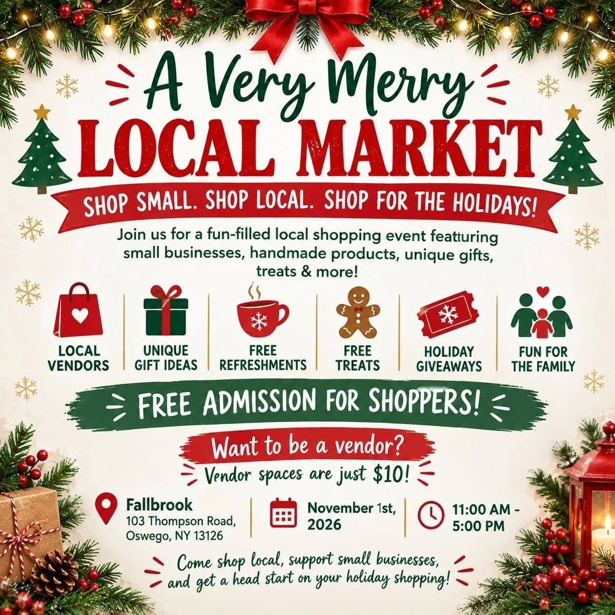 A Very Merry Local Market