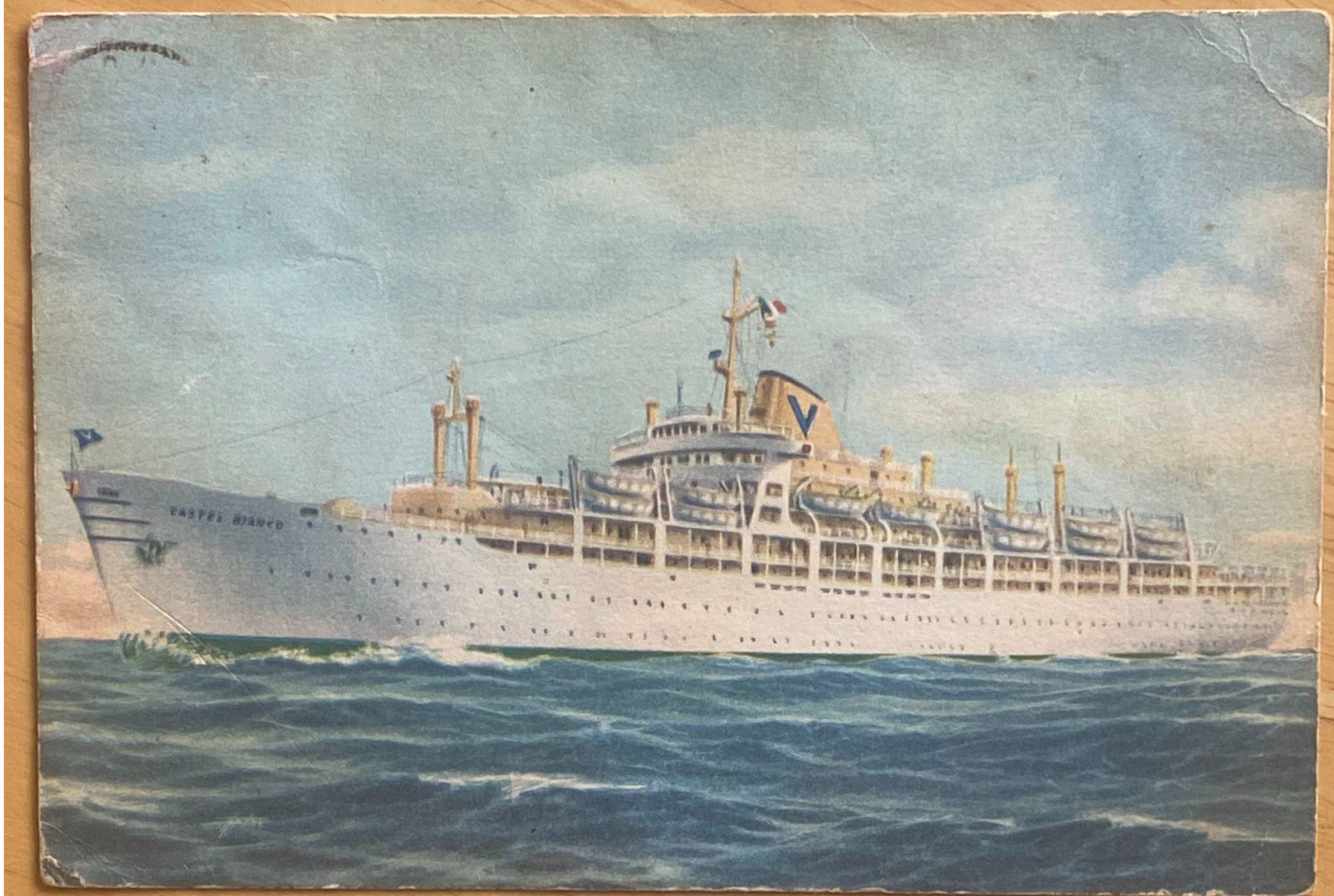 The ship Emilia Szornyi sailed on from Hungary to Canada.