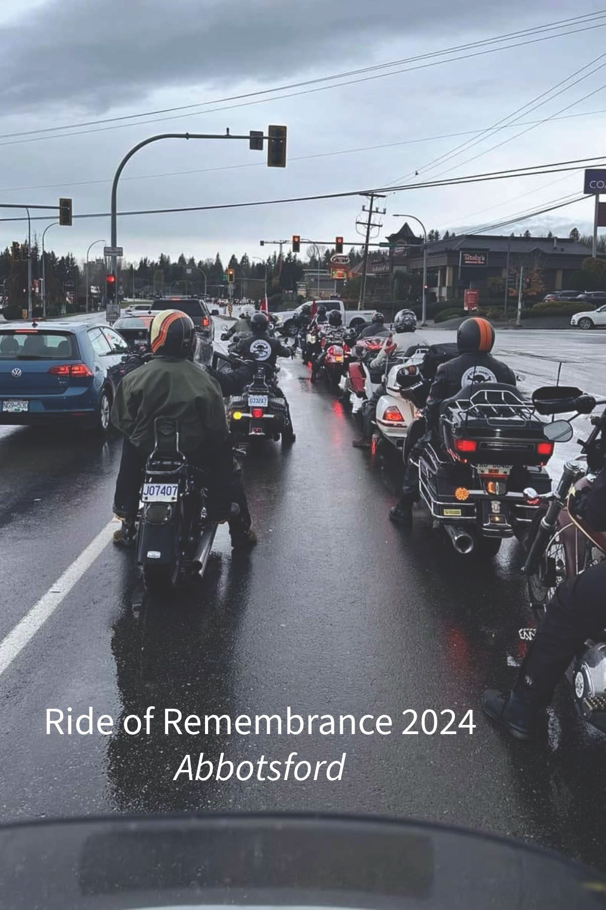 Ride of Remembrance through Abbotsford