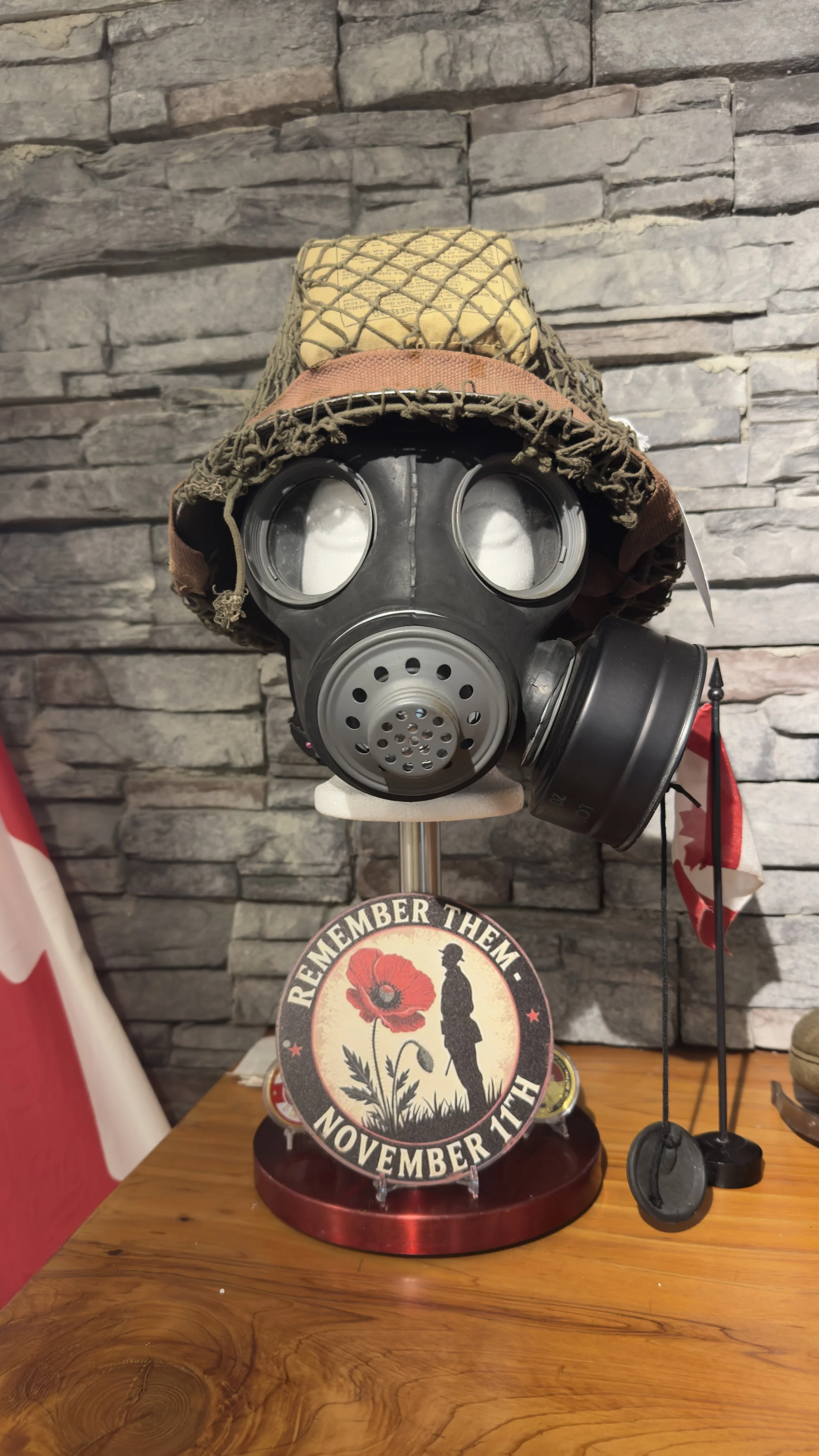 WW2 Gas Mask, from Don Christink collection