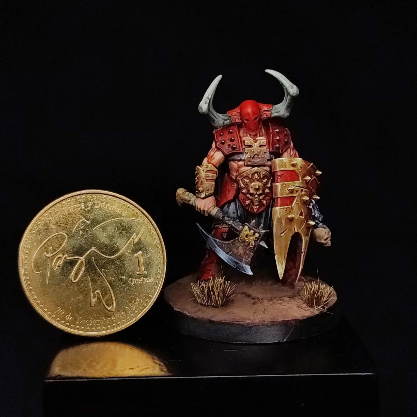 Deathbringer, Blades of Khorne
@warhammerofficial
Miniatura de Warhammer Age of Sigmar pintada con Acr&iacute;licos, usando el estupendo Rojo de @ionicsmarthobbies 

Pintamos por comisi&oacute;n desde Guatemala 🇬🇹 
Para m&aacute;s info env&iacute;a