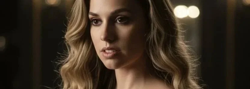 Cassidy Reyes in an elegant glamour portrait for prestige film and television work.