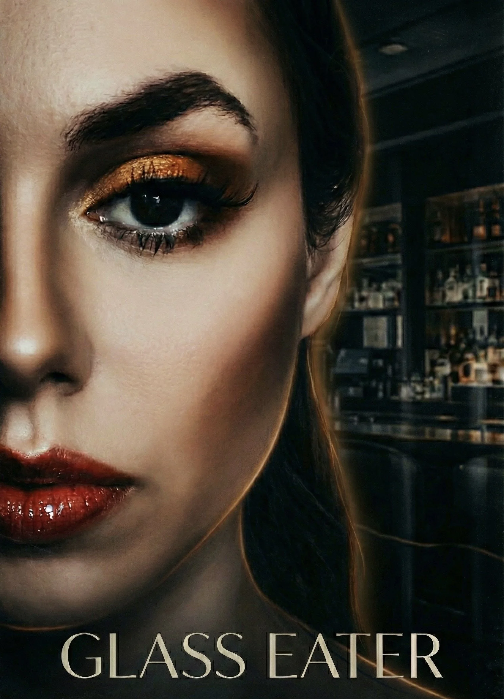 Glass Eater poster featuring Cassidy Reyes as Saphina Drex.