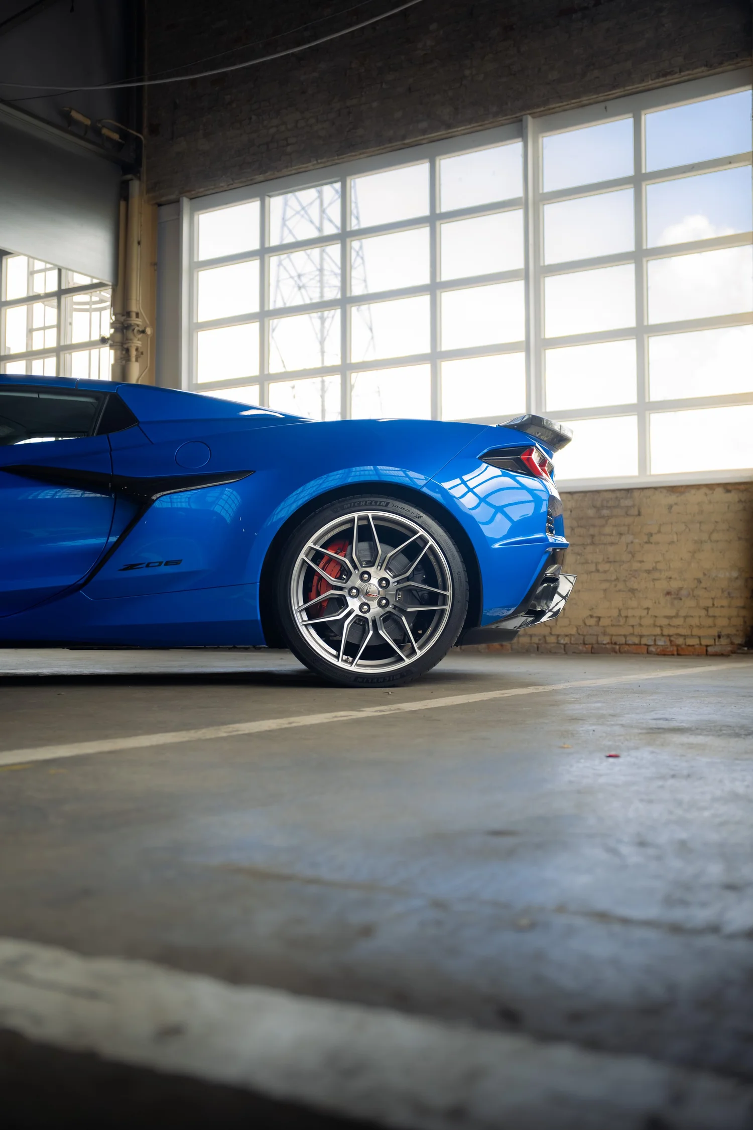 Corvette C8 Z06 op locatie, automotive fotografie, fotograaf Puurs, yelu visuals