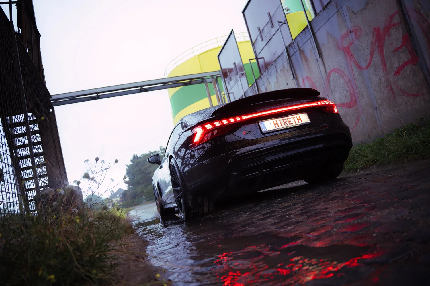 Audi RS e-tron GT automotive fotografie, fotograaf Puurs, Antwerpen, yelu visuals