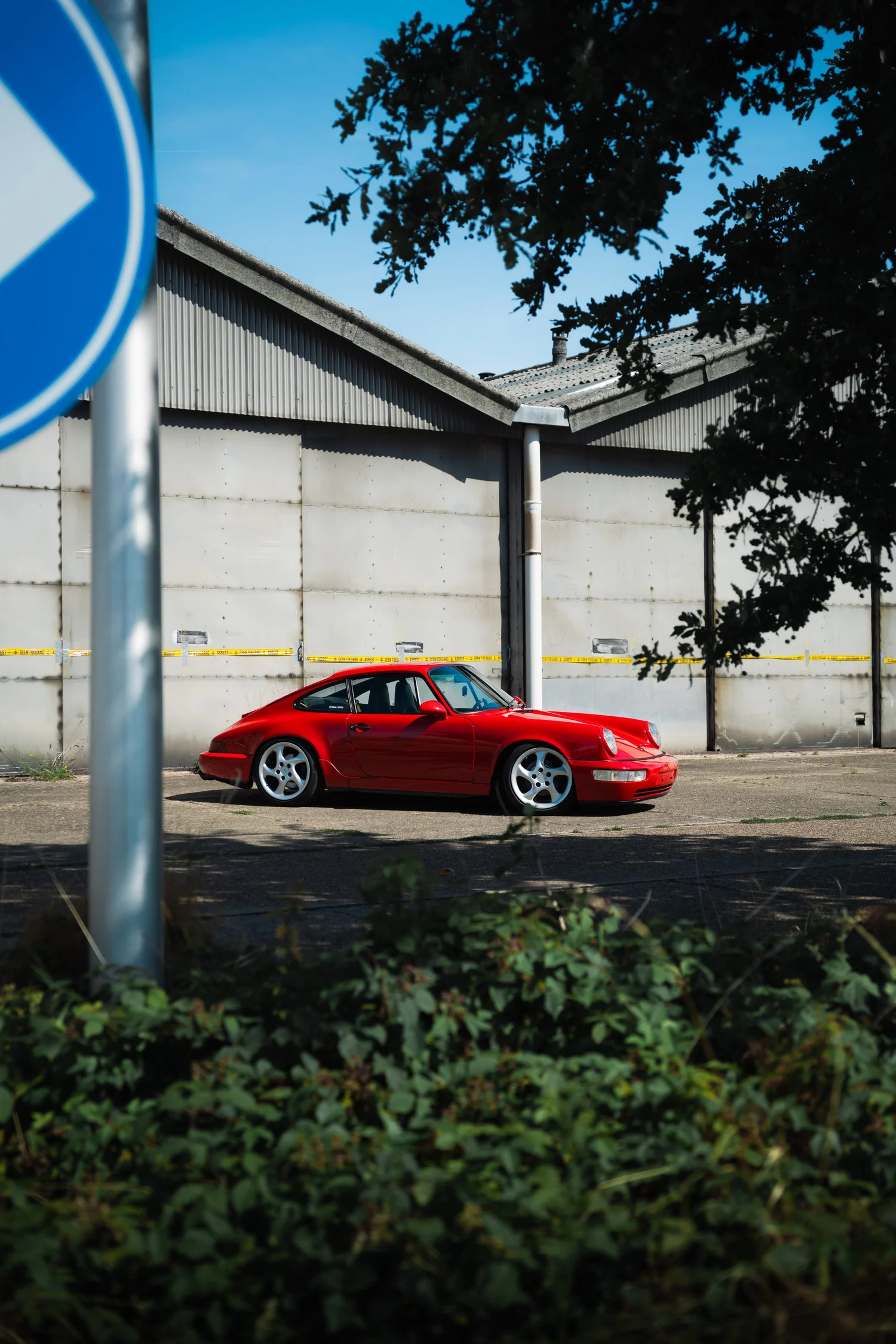 Porsche 964 automotive fotografie, fotograaf Puurs, Antwerpen, yelu visuals