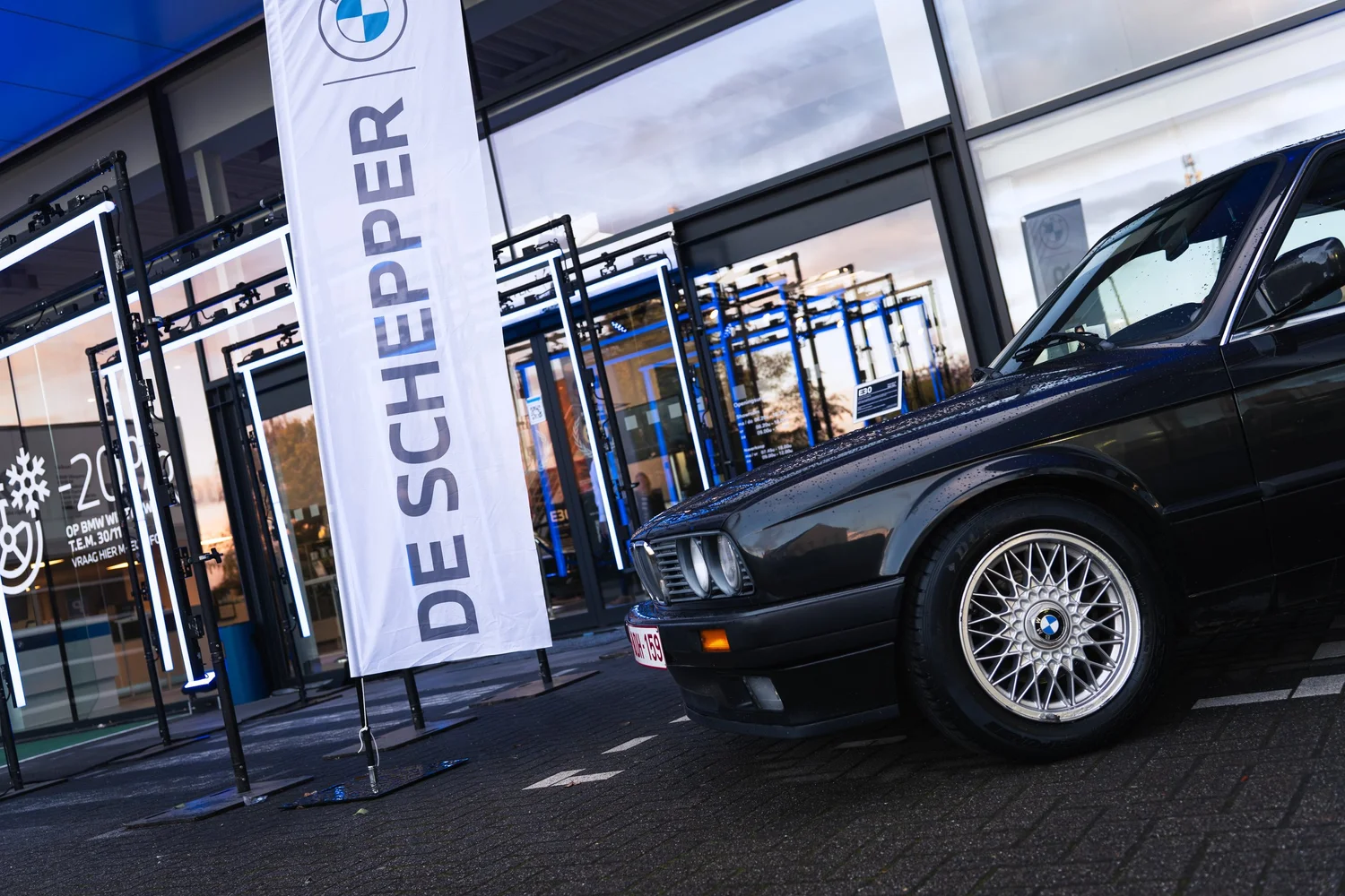 BMW I3 Reveal De Schepper, sfeerbeeld, event fotografie, fotograaf Antwerpen, yelu visuals