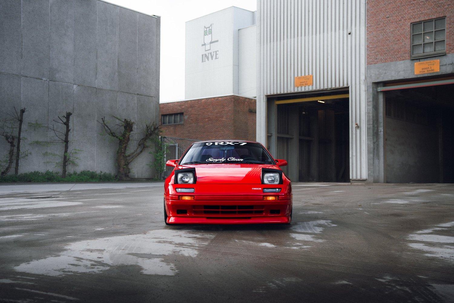 Mazda RX7 op locatie, automotive fotografie, fotograaf Puurs, yelu visuals
