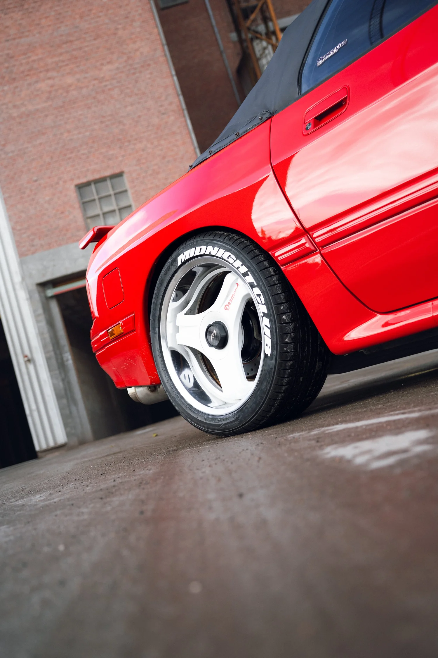 Mazda RX7 op locatie, automotive fotografie, fotograaf Puurs, yelu visuals