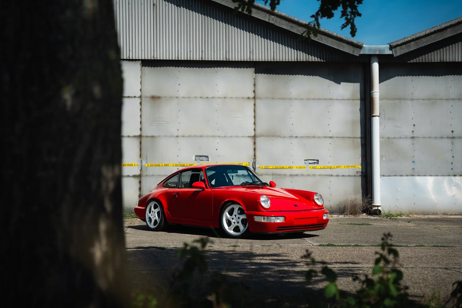 Porsche 964 automotive fotografie, fotograaf Puurs, Antwerpen, yelu visuals