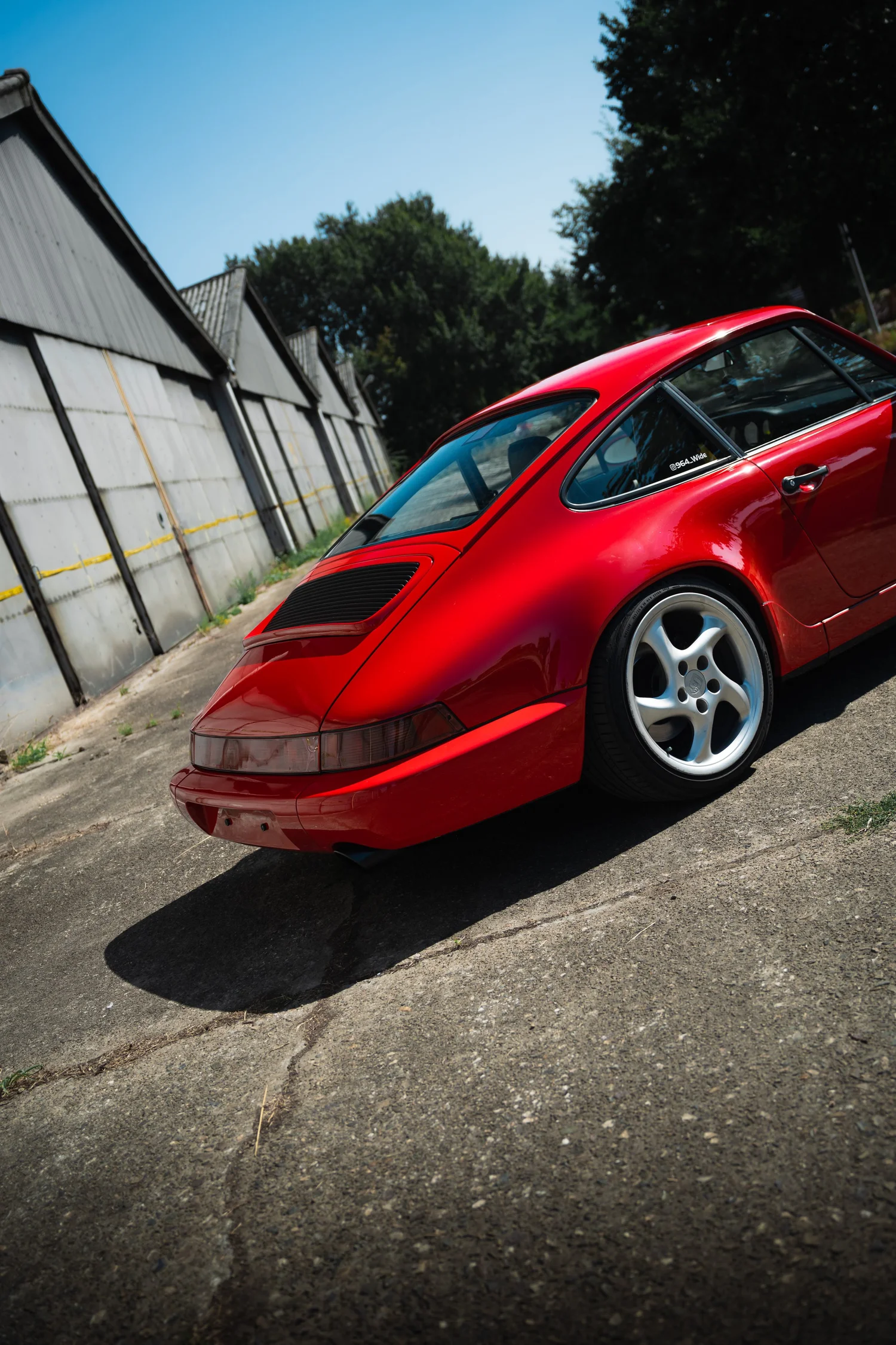Porsche 964 automotive fotografie, fotograaf Puurs, Antwerpen, yelu visuals
