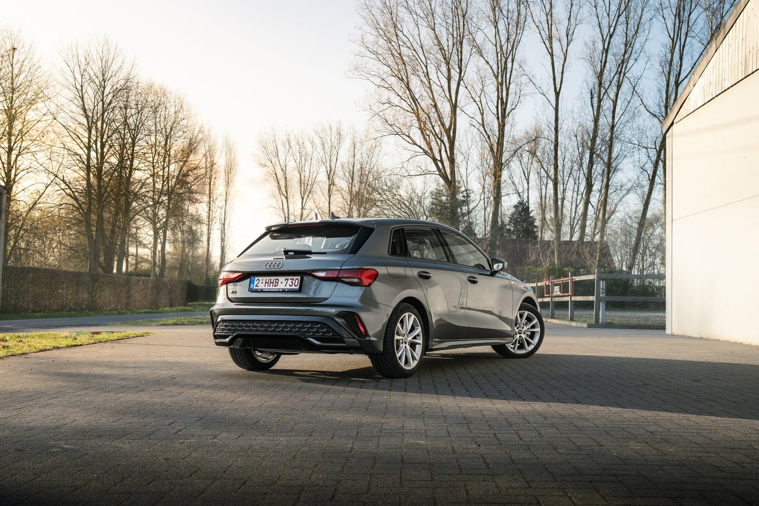 Audi A3, op locatie, automotive fotografie, fotograaf Puurs, yelu visuals
