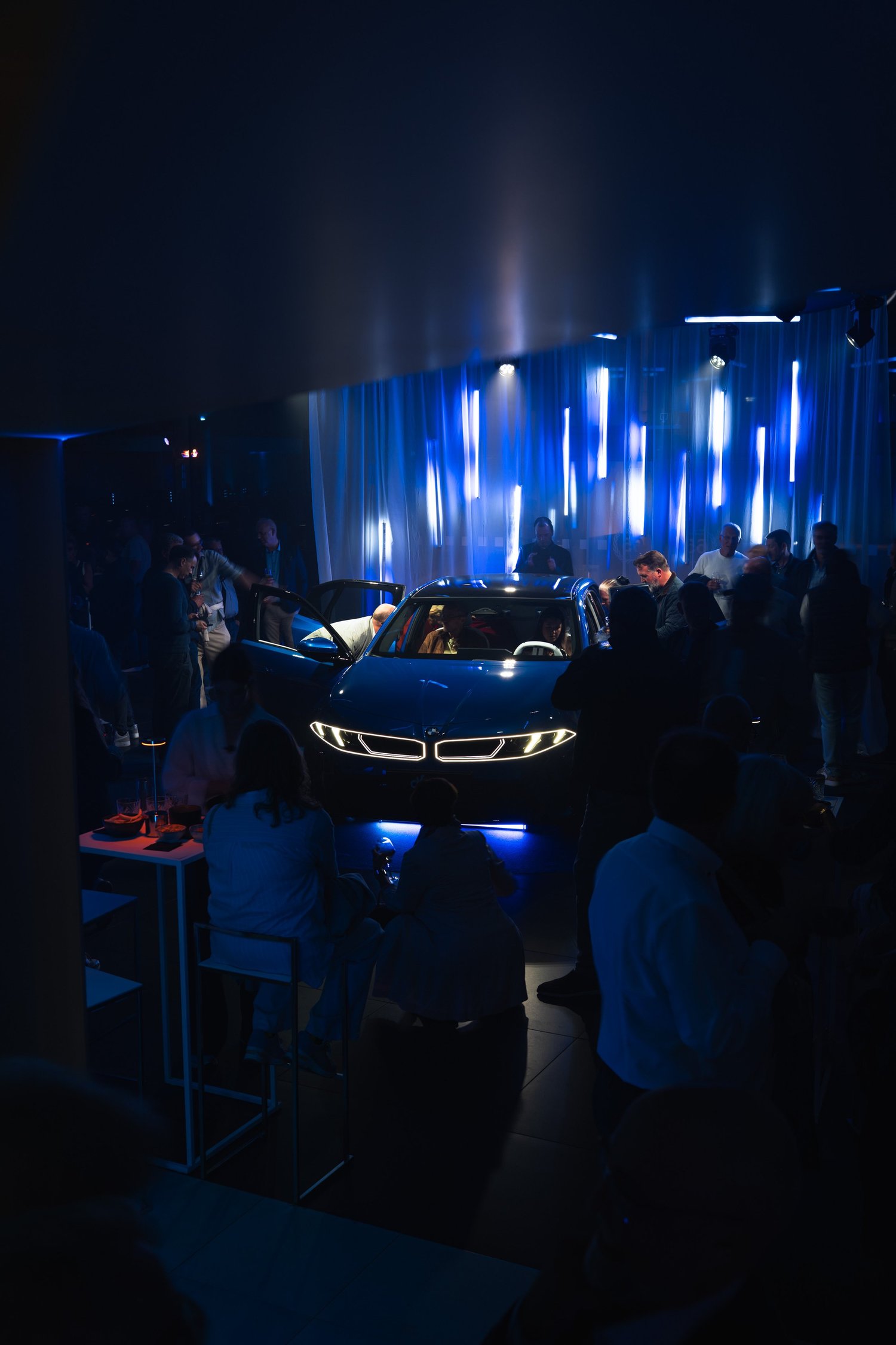 BMW I3 Reveal De Schepper, sfeerbeeld, event fotografie, fotograaf Antwerpen, yelu visuals