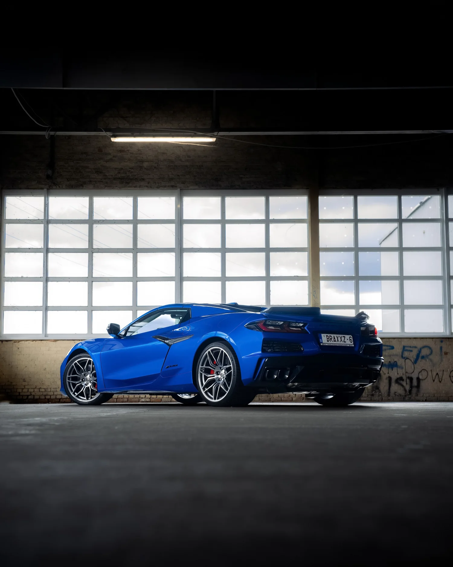 Corvette C8 Z06 op locatie, automotive fotografie, fotograaf Puurs, yelu visuals