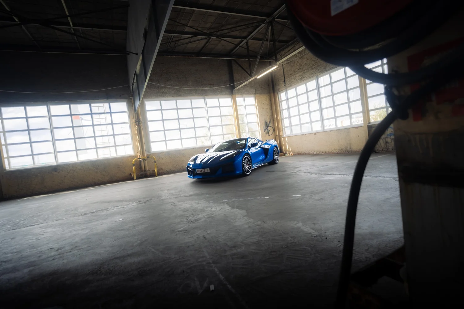 Corvette C8 Z06 op locatie, automotive fotografie, fotograaf Puurs, yelu visuals