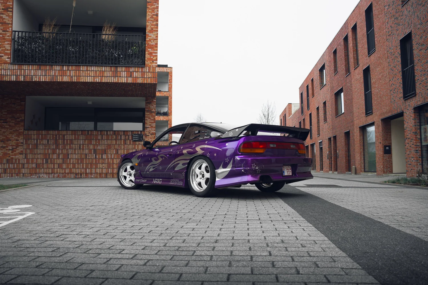 Nissan 200SX op locatie, automotive fotografie, fotograaf Puurs, yelu visuals