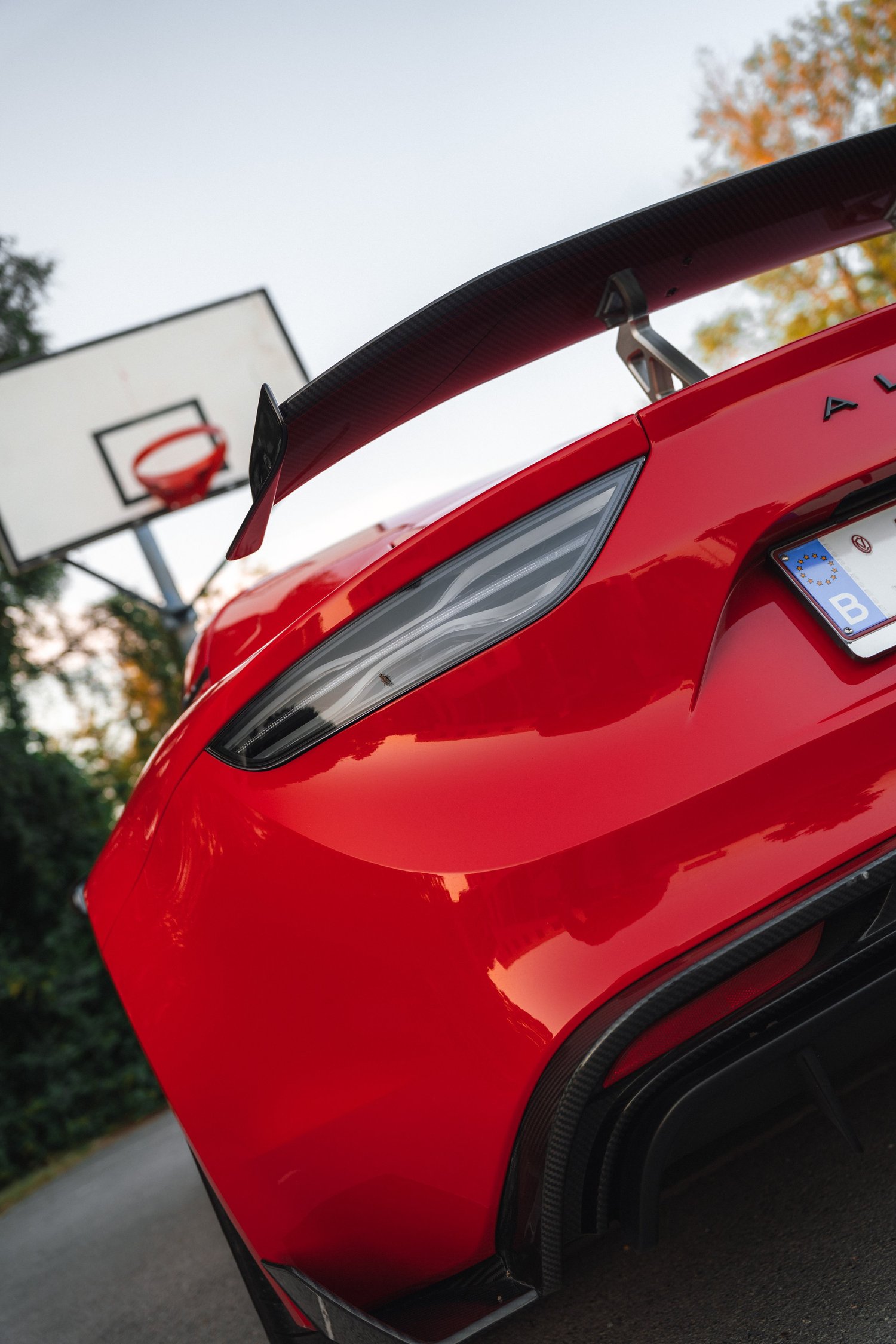 Alpine A110R op locatie, automotive fotografie, fotograaf Puurs, yelu visuals
