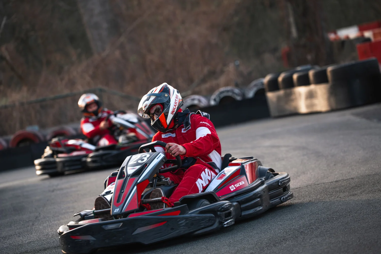 Inkart Junior Spring Race, actiebeeld, motorsport fotografie, fotograaf Antwerpen, yelu visuals