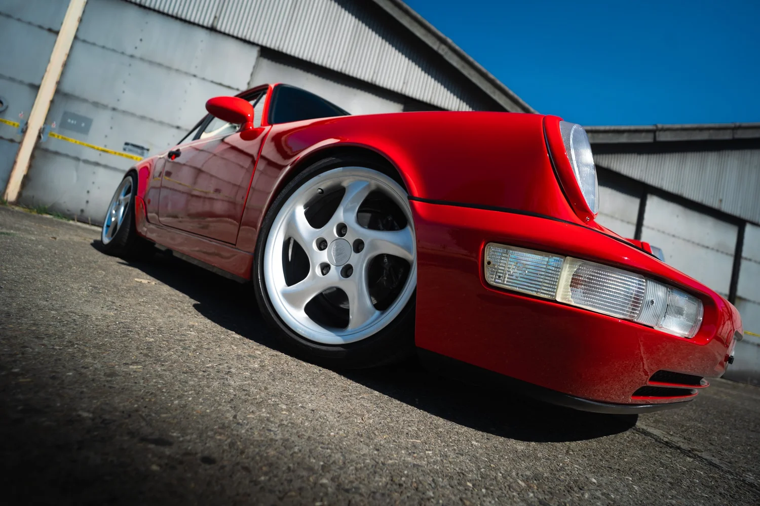 Porsche 964 detail, automotive fotografie, fotograaf Antwerpen, yelu visuals